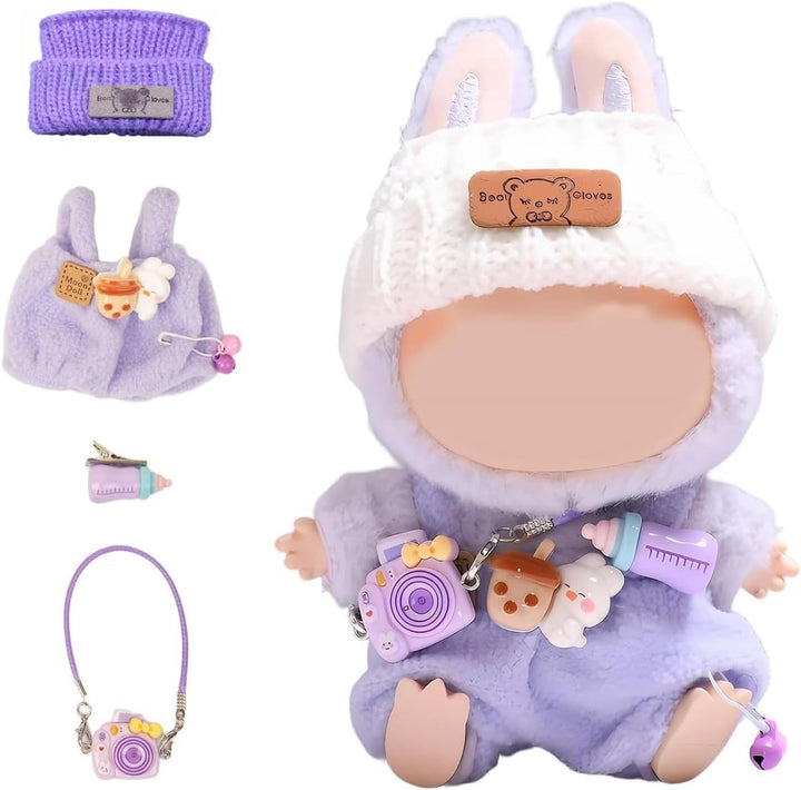 Clothes for LABUBU Doll (NO Doll),Outfit for Labubu,Clothes Set for LABUBU Dress Up,Accessories for LABUBU