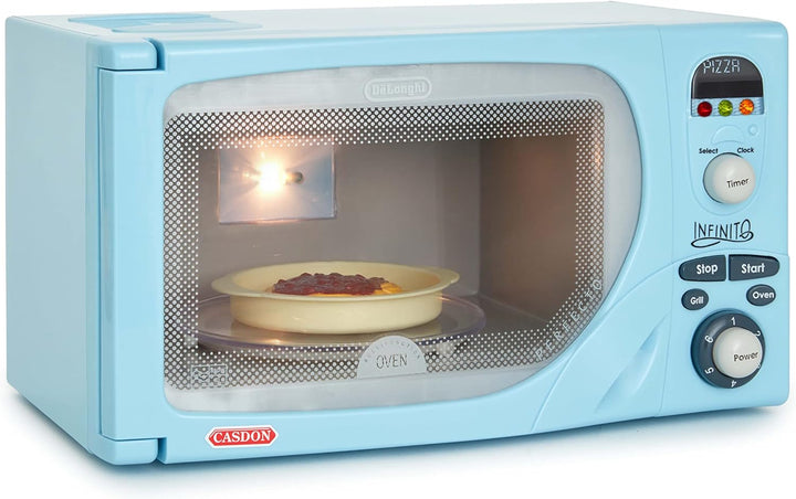 Delonghi Microwave. Toy Replica of Delonghi’S ‘Infinito’ Microwave for Children Aged 3+. Featuring Flashing Led’S, Sounds & More, Blue