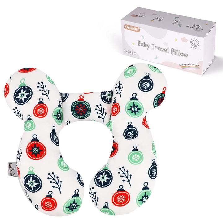 Baby Travel Pillow,Baby Neck Pillows for Car Seat,Upgraded Baby Head Pillow,Toddler Head and Neck Baby Support Pillow for Car Seat, Pushchair,Travel (Gray Fox)