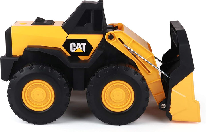 Construction Toys, Steel Dump Truck 16”: Real Steel Body, Working Dump Bed, Oversize All-Terrain Wheels, Heavy-Duty Construction Vehicle for Indoor/Outdoor Play, Kids Ages 3 +