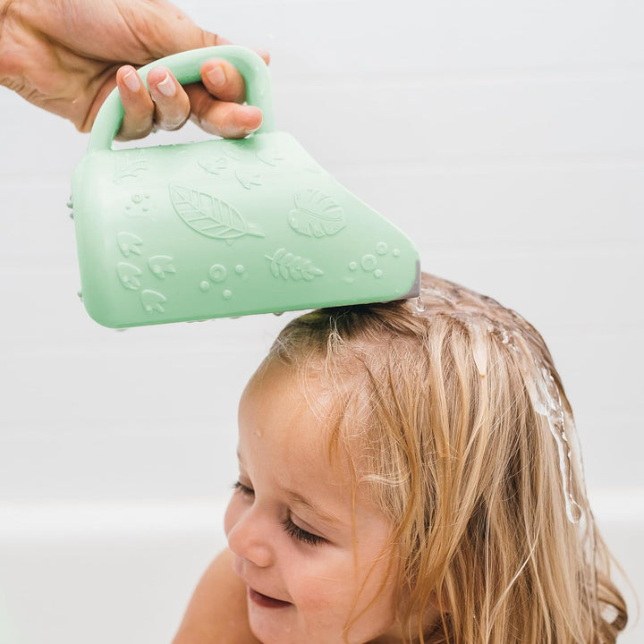 Cleanup Dino-Pour Baby Bath Rinse Cup, Tear-Free Rinsing for Babies and Toddlers, BPA Free