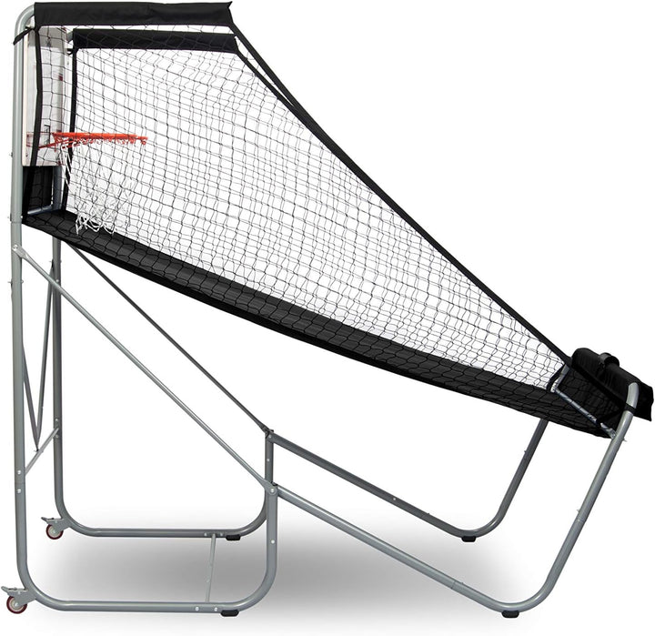 - Home Dual Shot with Chicago Bulls NBA Graphics L Sensor Scoring L 16 Game Modes L 7 Balls L Foldable Storage L for All NBA Fans