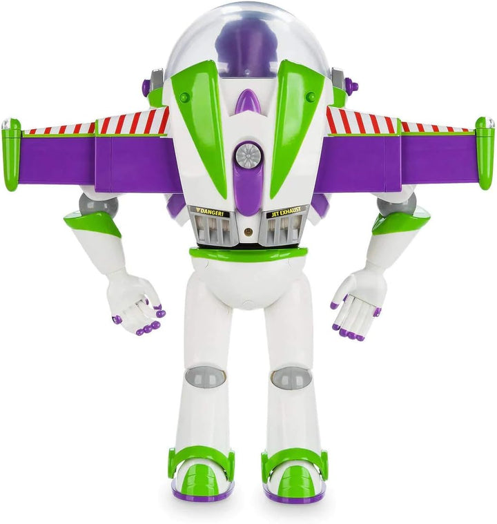 Store Official Buzz Lightyear Interactive Talking Action Figure from Toy Story, Features 10+ English Phrases, Interacts with Other Figures and Toys