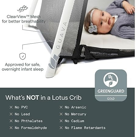 Portable Baby Bassinet Travel Baby Bed, Baby Cribs Travel Pod for Outdoors Baby Lounger Infant Travel Bed with Mosquito Net and Sunshade Canopy, Lightweight Washable