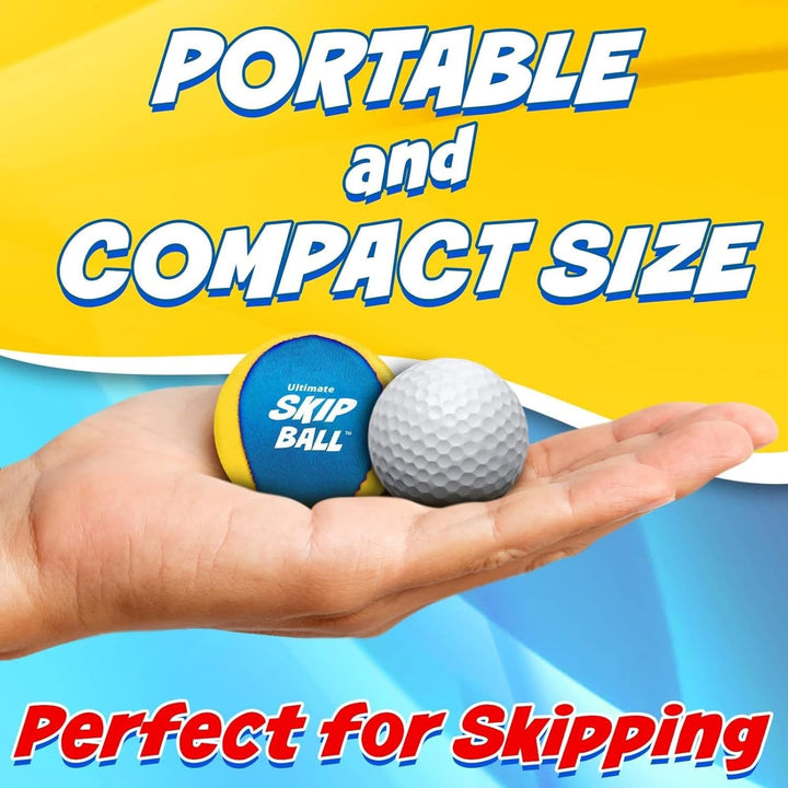the Ultimate Skip Ball – Water Bouncing Ball (2 Pack) Create Lasting Memories with Your Friends & Family at the Beach, Lake or Pool - Great for All Ages
