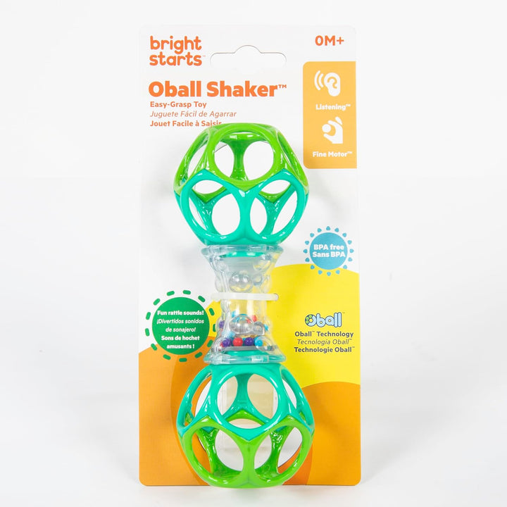 Oball Shaker Rattle Toy, Ages Newborn Plus