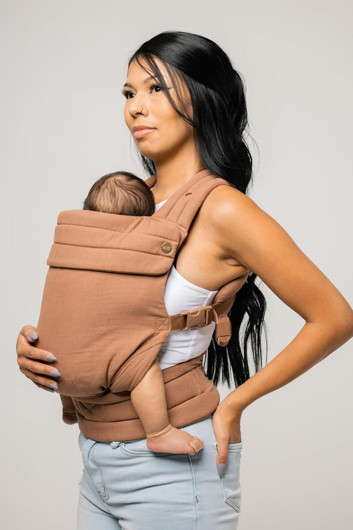 Monarch Ergonomic Baby Carrier – Premium Cotton Soft Structured Newborn to Toddler Carrier with Hip-Healthy Design, 3 Carry Positions (7-35Lbs), Lightweight & Breathable, (Houndstooth)