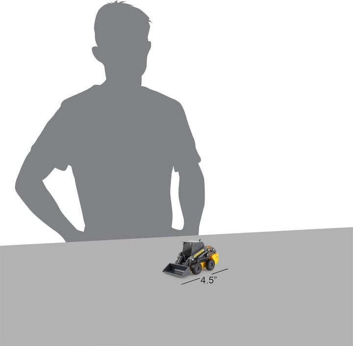 New Holland L230 Skid Steer Toy - 1:32 Scale - Officially Licensed Construction Toy with Working Front Bucking and Free-Rolling Wheels - Ages 3 Years and Up