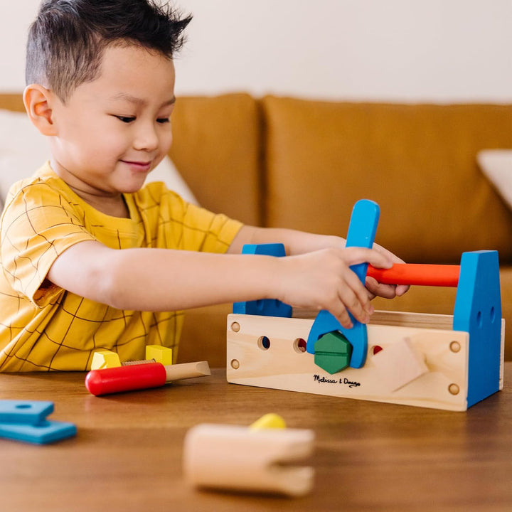 Take-Along Tool Kit Wooden Construction Toy (24 Pcs)