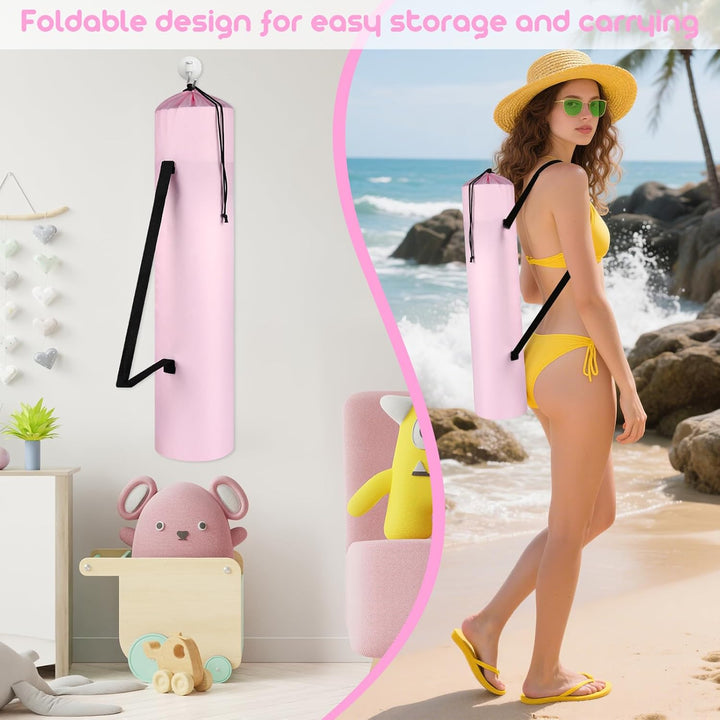 Kids Beach Chair with Umbrella Folding Lawn and Camping Chair with Summer Shade for Beach, Pool, Travel and Outdoor (For 1-5 Years Old)