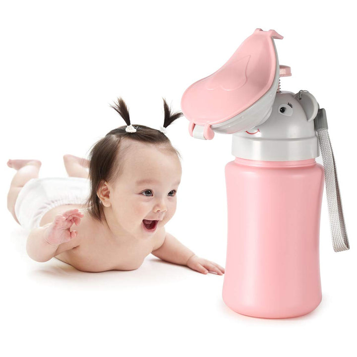 Portable Baby Child Potty Urinal Emergency Toilet for Camping Car Travel and Kid Potty Pee Training (Boy)