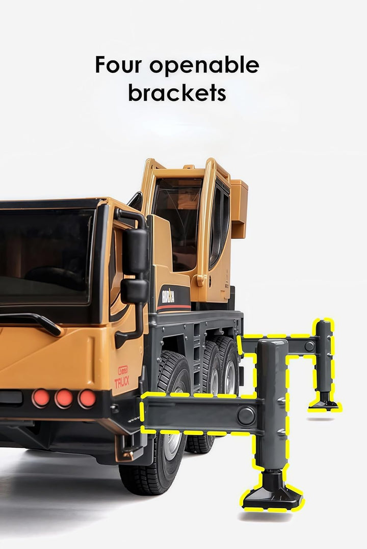 1/50 Scale Autocrane Toys, Crane Truck Construction Vehicle, Alloy Boom Truck Engineering Car Models, Great Gifts, Collections, Cake Toppers, Room Decoration for Kids