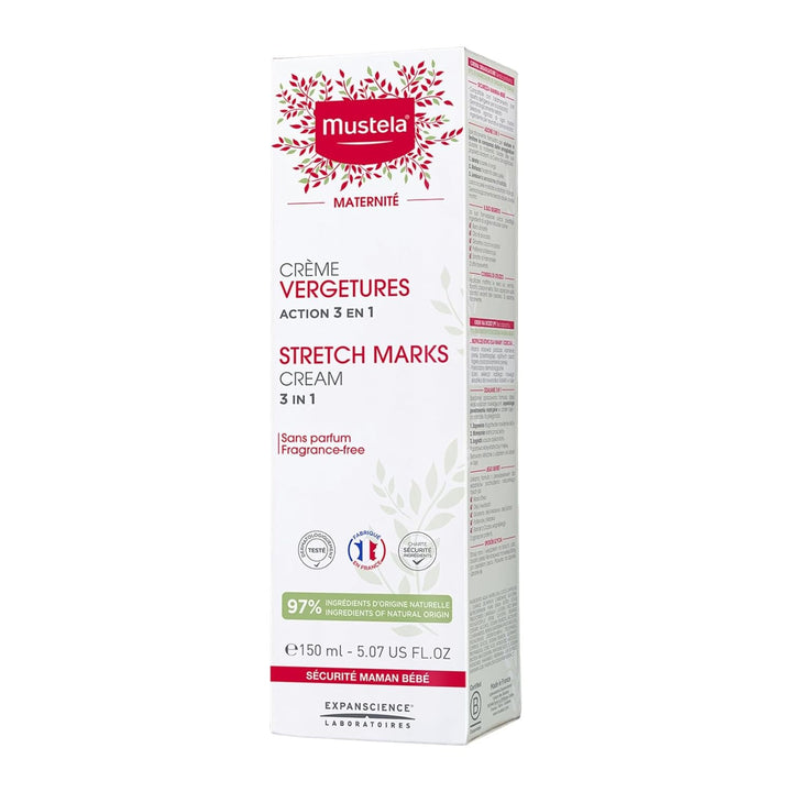 Maternity Stretch Marks Cream for Pregnancy - Natural Skincare Massage Moisturizer with Natural Avocado, Maracuja & Shea Butter - Lightly Fragranced or Fragrance Free - Various Sizes