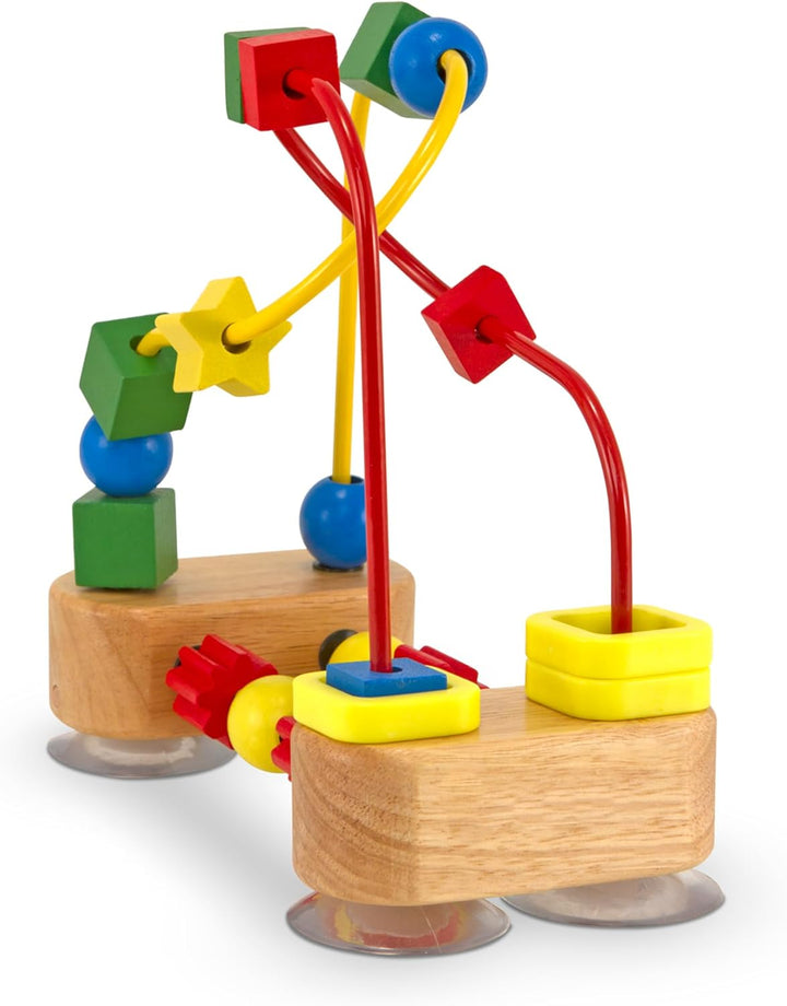 First Bead Maze - Wooden Educational Toy for Floor, High Chair, or Table Infant Maze Toy, Bead Maze Toys for Toddlers and Babies
