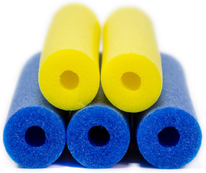 Pool Noodles,  5 Pack of 52 Inch Hollow Foam Swim Noodles, Bright Foam Noodles for Swimming, Floating and Craft Projects