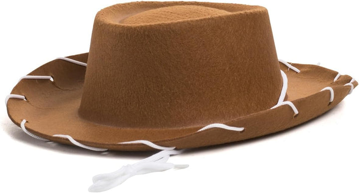 Childrens Brown Felt Cowboy Hat by  by Century, Brown, Size Small