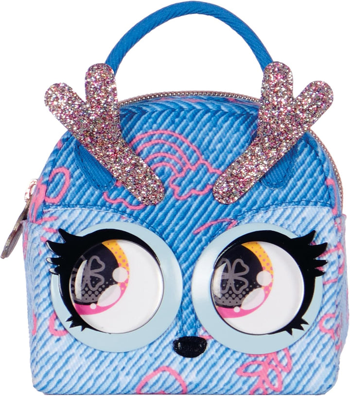 Micros, Denim Deerie Stylish Small Purse with Eye Roll Feature
