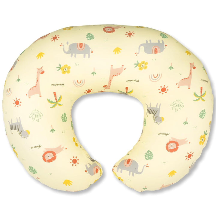 Nursing Pillow, Breastfeeding Pillows with Standard Size Removable Cover, Breast Feeding Pillow with Breathable Filling, Ergonomic Nursing Essentials for Bottle and Breastfeeding- Leaves…