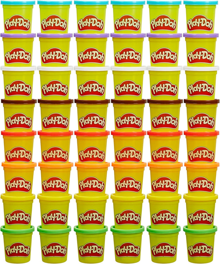 Bulk Pack of 48 Cans, 6 Sets of 8 Modeling Compound Colors, 3Oz, Back to School Gifts & Prizes for Students & Classroom, Preschool Toys for Kids, Ages 2+ (Amazon Exclusive)