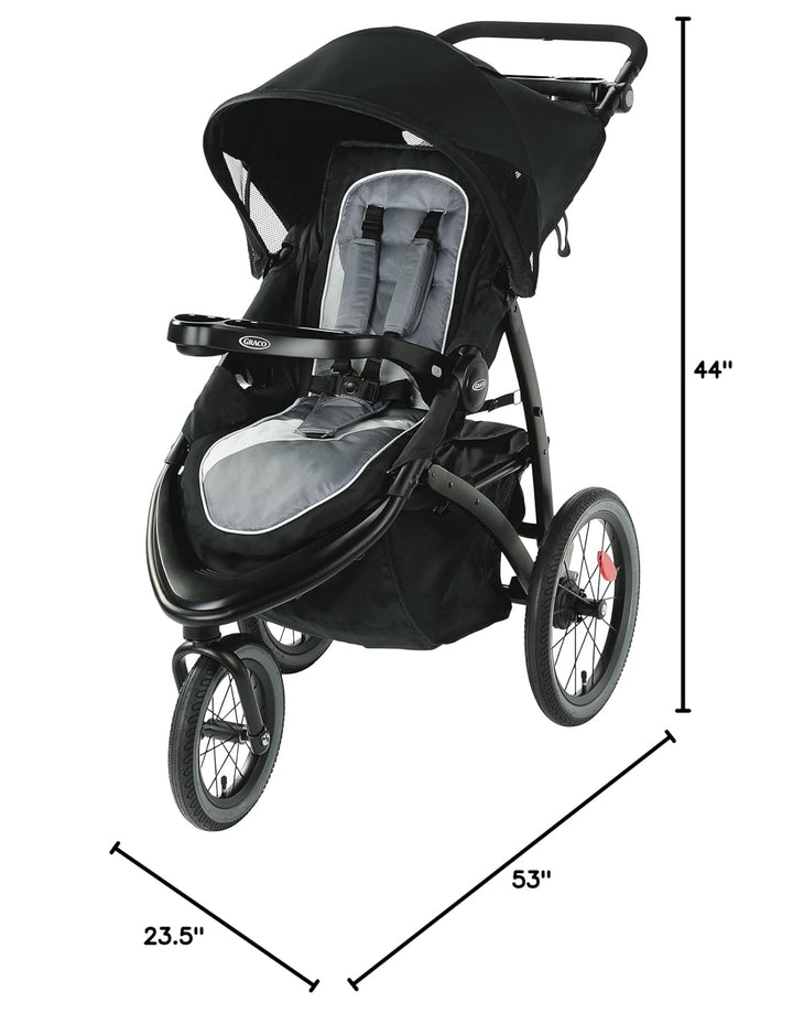 Fastaction Jogger LX Stroller - Drive, Convenient One-Hand Fold, ICS Compatible, Ideal for Parents on the Go