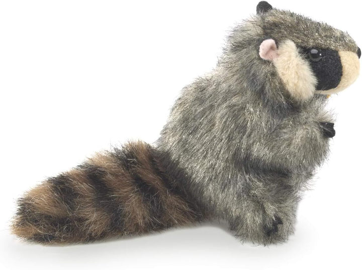 Mini Raccoon Finger Puppet, Gray, 1 EA