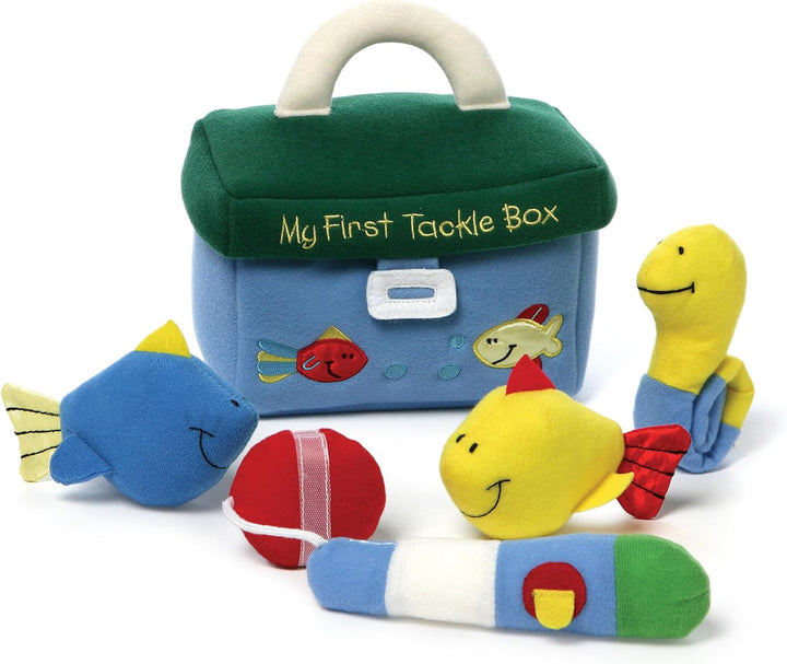 Baby  My First Sports Bag Stuffed Plush Playset, Baby Gift Toys for Boys and Girls Ages 1 & Up, 5 Piece, 8"