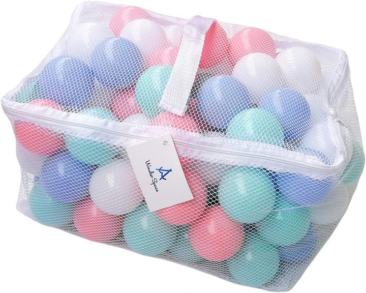 Soft Pit Balls, Chemical-Free Crush Proof Plastic Ocean Ball, BPA Free with No Smell, Safe for Toddler Ball Pit/Kiddie Pool/Indoor Baby Playpen
