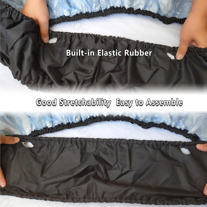 Mini Trampoline Spring Cover 36 38 40 48 54 Inch Small Trampoline Replacement Pad 600D Thickened Oxford Cloth Easy to Installation Kid Trampoline Safety Pad Parts, for Indoor Fitness