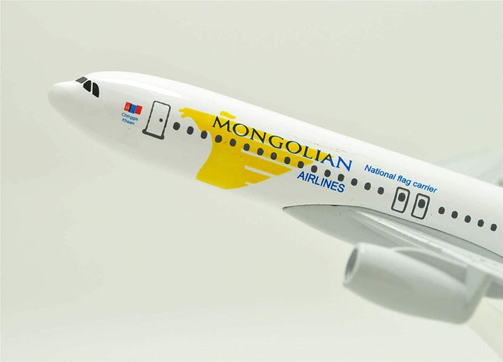 Alloy 1/400 Scale 16Cm B767 Mongolian Airlines Airplane Model Plane Model Home Office Decoration Gifts
