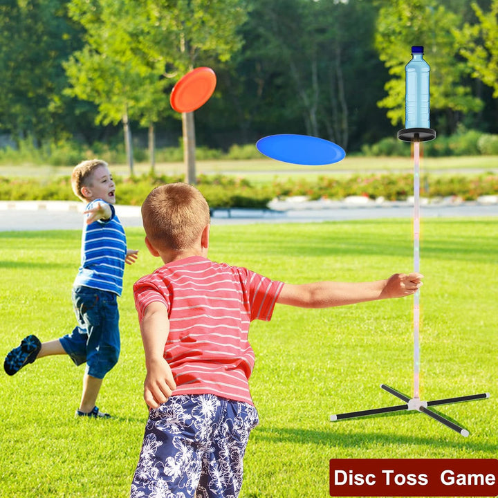 Outdoor Games Yard Games for Adult Family Kids, 2 in 1 Limbo Games with Led Light, Perfect for Camping, Beach, Lawn