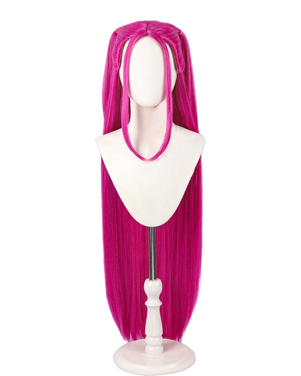 Demon Hunters Girls Mira Wigs Red Braids Accessories for Kids (Red- Mira)