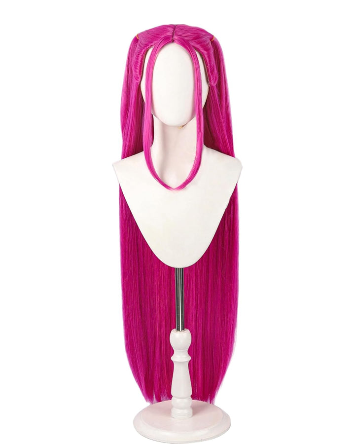 Demon Hunters Girls Mira Wigs Red Braids Accessories for Kids (Red- Mira)