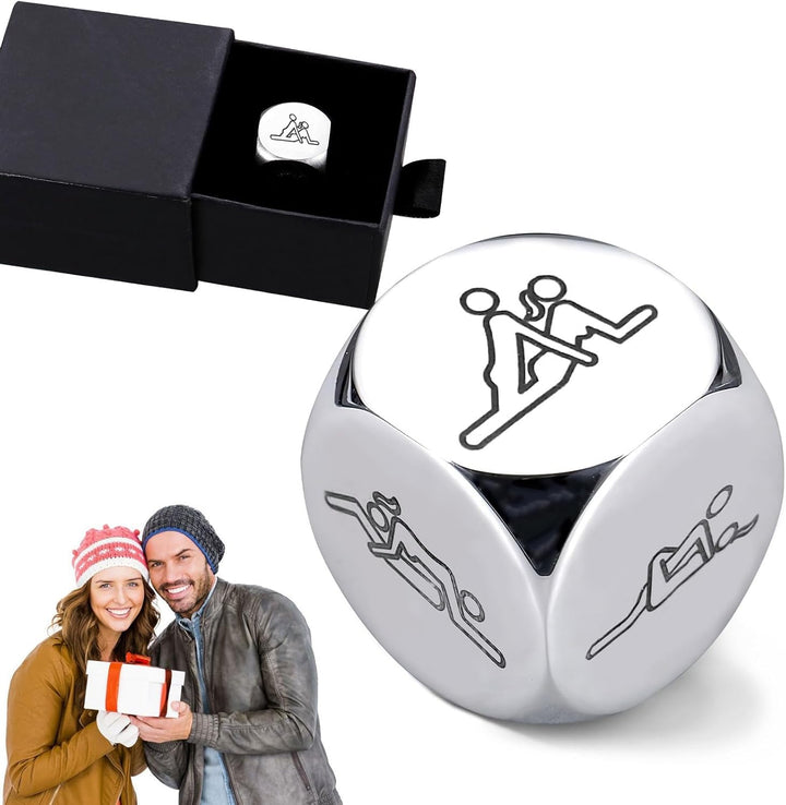 Food Dice Stocking Stuffers for Men Women Kids Adults Date Night Dice Couples Gifts for Him Her Anniversary Christmas Birthday Wedding Gifts for Men Women Him Her Boyfriend Girlfriend Husband