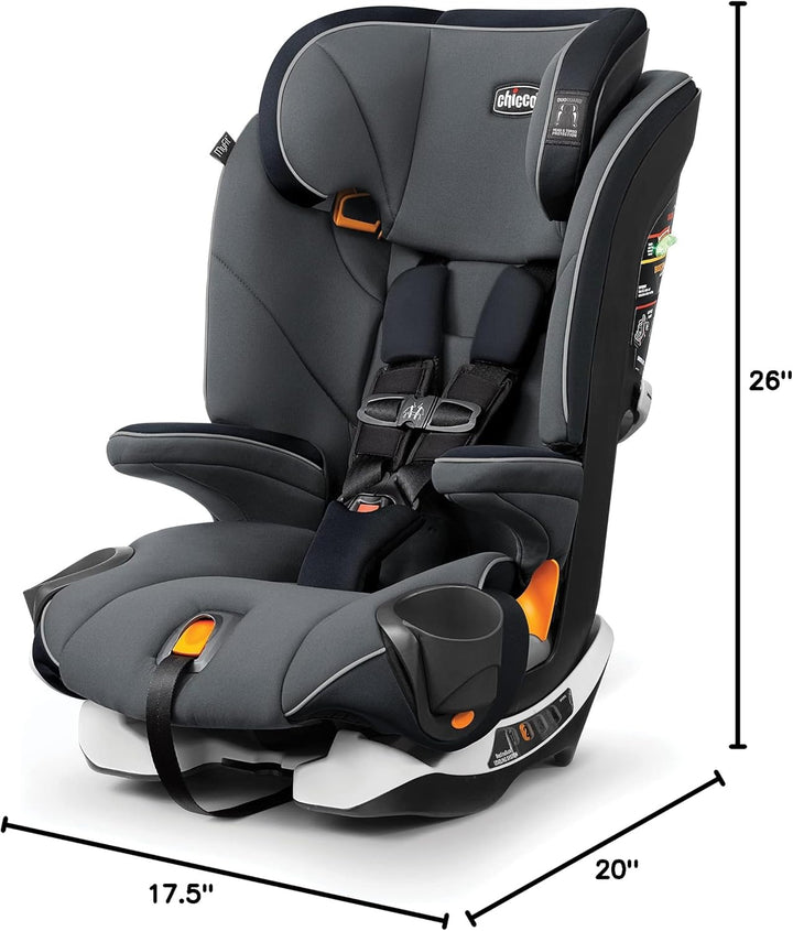 Myfit Harness + Booster Car Seat, 5-Point Harness and High Back Seat