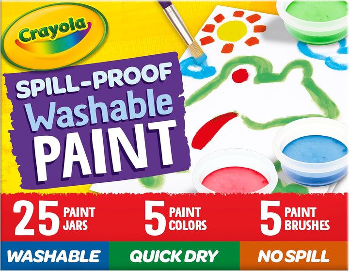 Paintbrush Variety Classpack (36Ct), Back to School Art Supplies for Kids, Flat & round Paint Brushes for Toddlers & Classrooms, Easy Grip