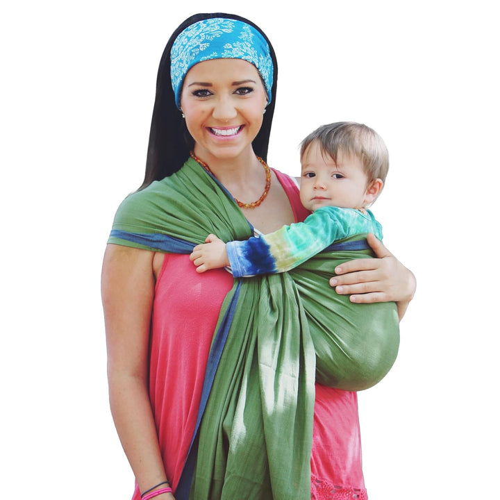 Ring Sling Baby Carrier for Infants and Toddlers - Beautiful, 100% Soft Cotton Baby Wraps Carrier for Babies 8-35 Lbs - Perfect Baby Shower Gifts Moms and Dads - Nursing Cover (Midnight)