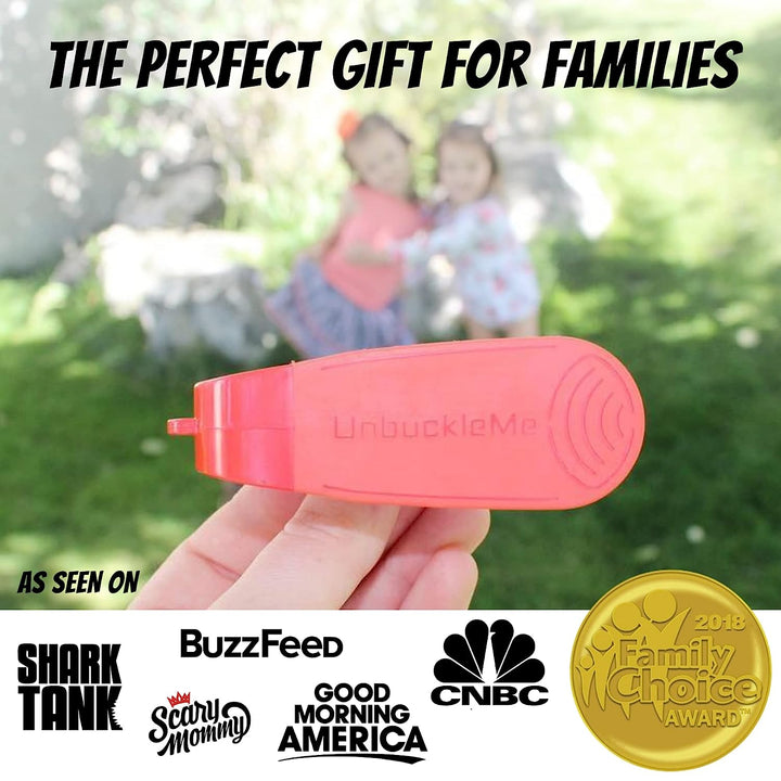 Car Seat Buckle Release Tool - Easy Opener Aid for Arthritis, Long Nails, Older Kids - Button Pusher for Infant, Toddler, Convertible 5 Pt Harness Car Seats - as Seen on Shark Tank (Aqua)