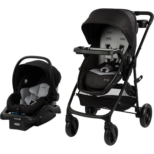 Grow and Go Flex 8-In-1 Car Seat Stroller Combo, Baby Stroller Travel Systems for Infants 4-30 Lbs, Stroller and Carseat Combo Set, Foundry