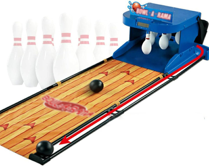 Indoor Bowling Ball Set Bowling Home Bowling Alleys with LED Scoreboard&Automatic Reset for Gathering Home Play,3.5M