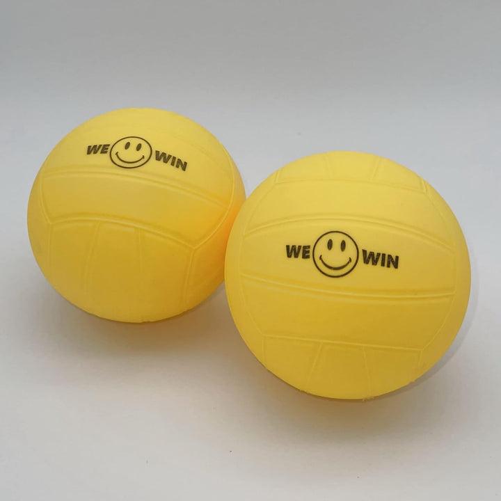 Spike Replacement Balls | 3.5Inch Yellow Soft Rubber Roundnet Game Balls