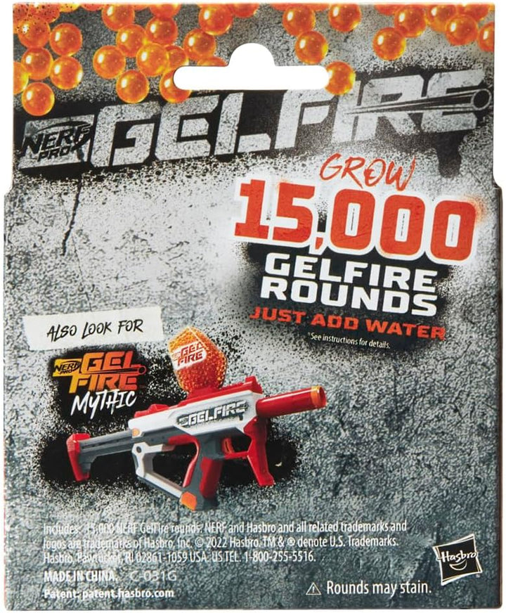 Pro Gelfire Refill, 15000 Gelfire Rounds, for Use Gelfire Blasters, Outdoor Games, for Teens, Ages 14+