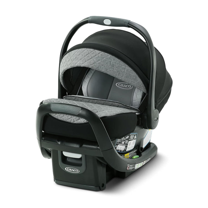 Snugride Snugfit Infant Car Seat, anti Rebound Bar for Extra Safety, No-Rethread Harness, LATCH Equipped, Baby Car Seat, Gotham