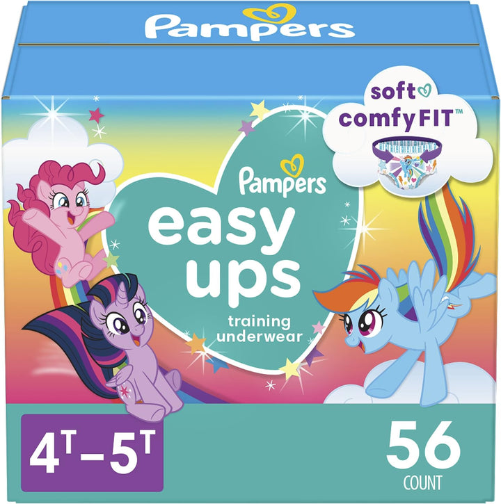 Training Pants - Easy Ups Girls & Boys - Size 3T-4T, 124 Count, My Little Pony Potty Underwear (Packaging May Vary)