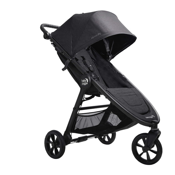 City Mini GT2 All-Terrain Stroller Black Complete with Adjustable Handlebar Hand-Operated Parking Brake and Car Seat Adapter