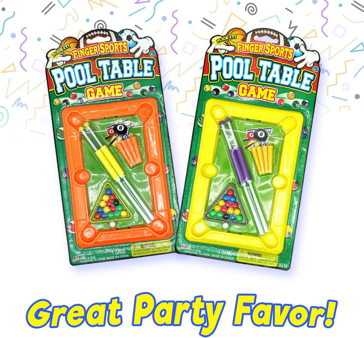 12 Inch Mini Pool Table Set (Mini Billiards) W/ 2 Cue Stick & Pool Balls. Portable Travel Size Mini Arcade Game. Office Desk Toys & Tabletop Games. Party Favors. 209