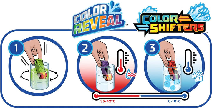Toy Car, 1:64 Scale Color Shifters Vehicle with Repeat Color Change in ICY Cold or Very Warm Water (Styles May Vary)