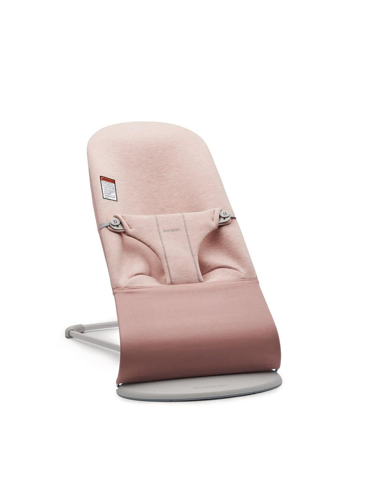 Bouncer Bliss, Sand Gray, Woven, Classic Quilt | 2-In-1 Adjustable Baby Bouncer Seat and Toddler Chair, Newborn to Toddler (8-29 Lbs), 4 Positions, Lightweight & Portable