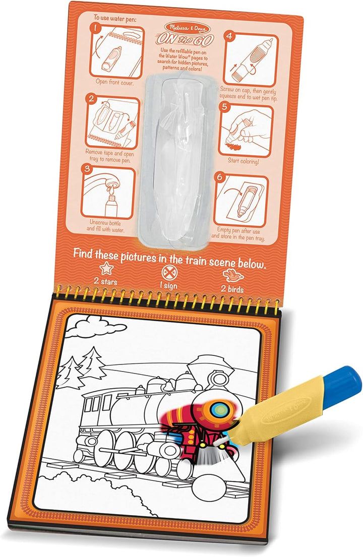on the Go Water Wow! Reusable Water-Reveal Activity Pad - Vehicles - FSC Certified