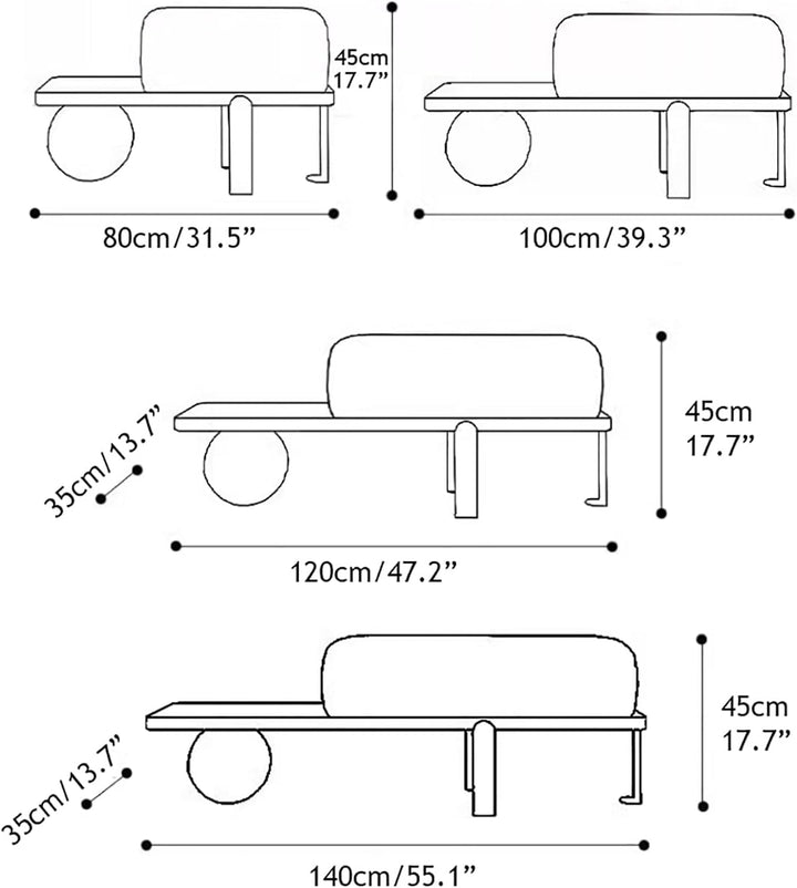 Wooden Boucle Bench with Abstract Metal Leg, Modern Entryway Bench, Upholstered End of Bed Bench,Shoe Changing Bench for Entryway Livingroom Bedroom (Walnut, 140Cm/55.1")