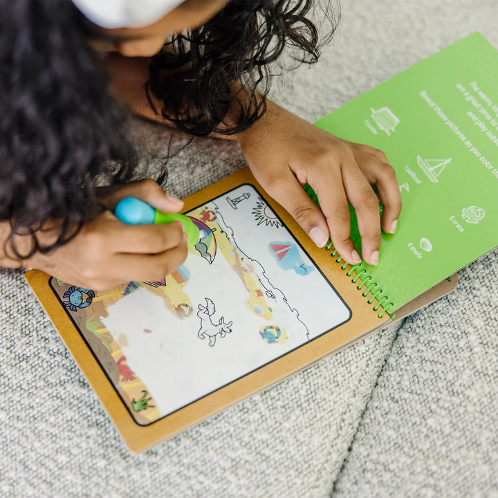 Let’S Explore Water Wow! Seasons Water-Reveal Pad – Reusable on the Go Travel Activity - FSC Certified